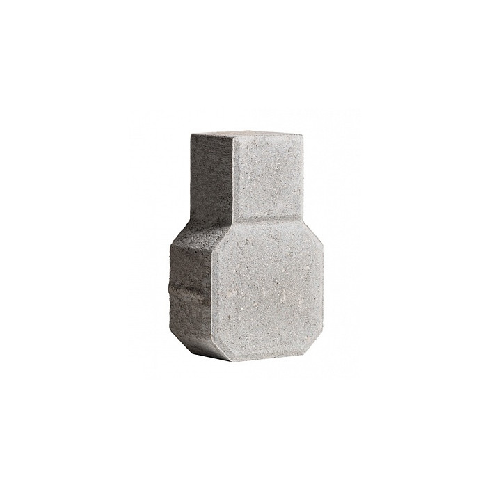 Фигурная тротуарная плитка Ракетка Серый